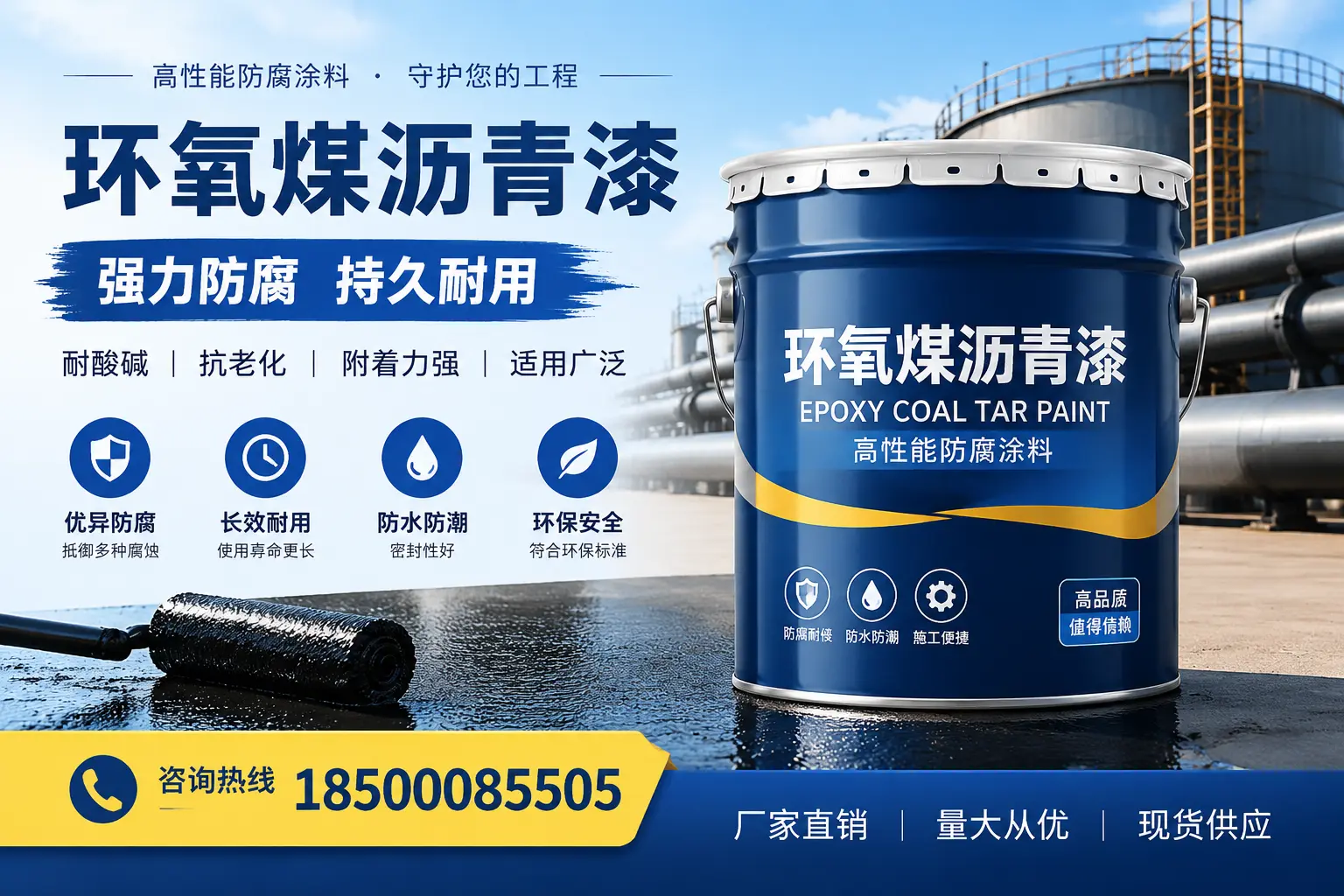 环氧煤沥青漆在防腐领域的重要性，昆玉行业动态