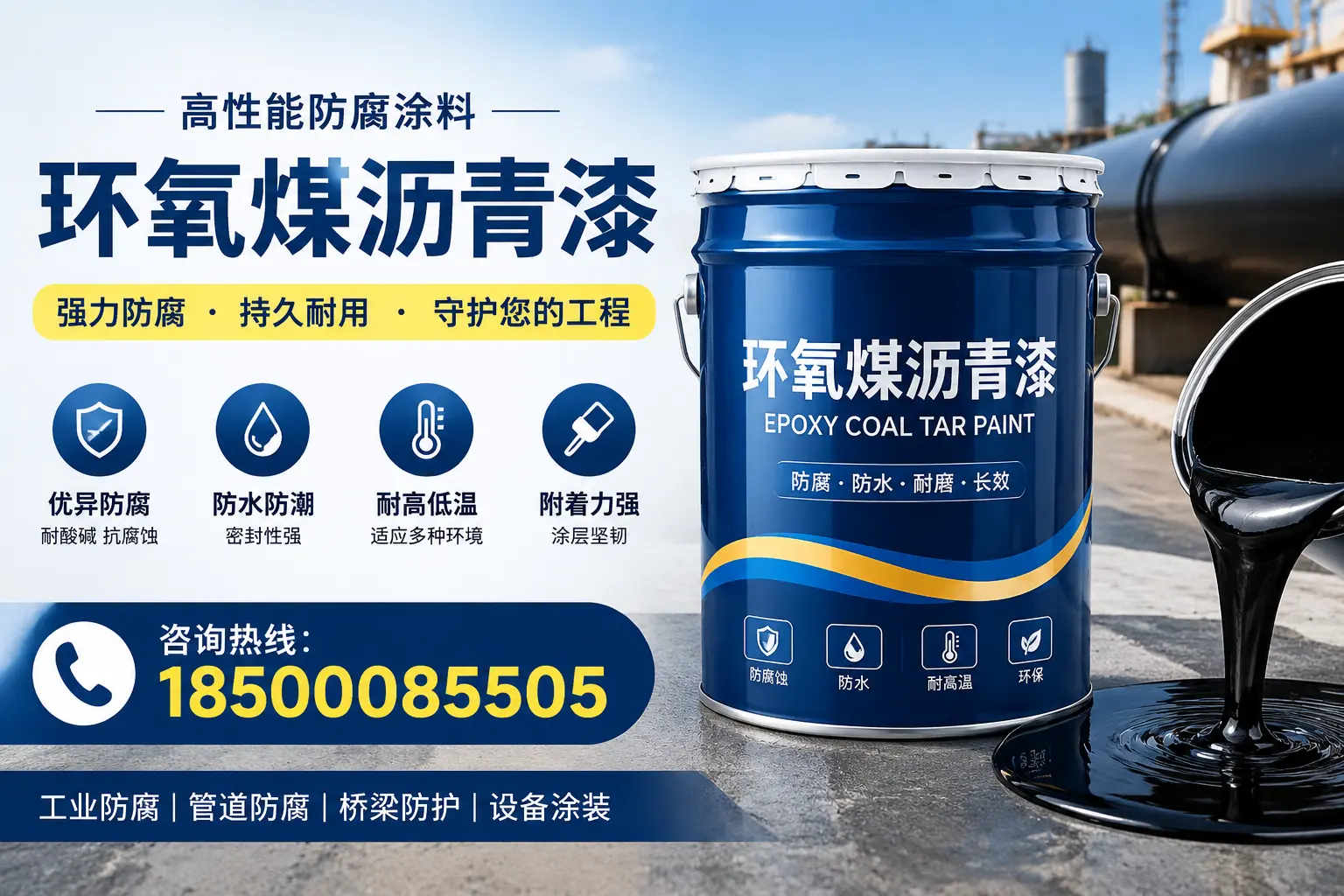 环氧煤沥青漆施工后的维护与保养，延长使用寿命